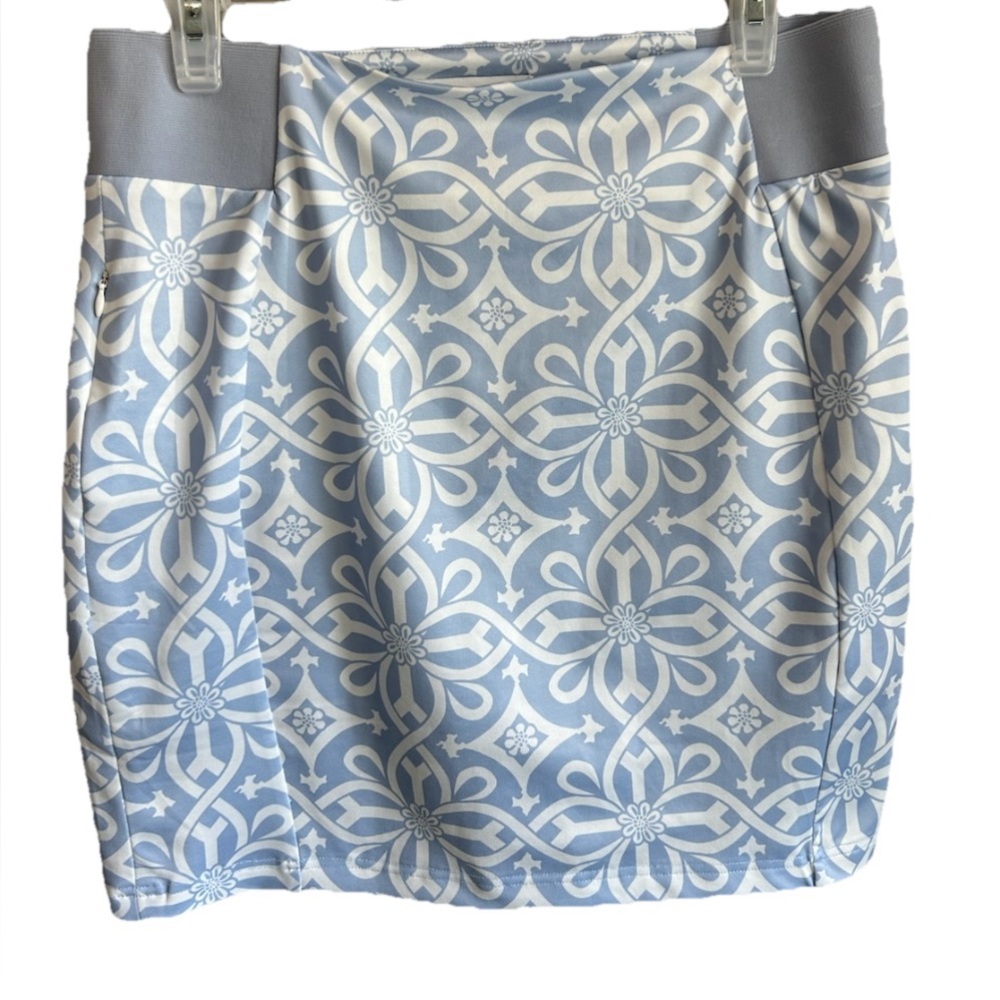 Gretchen Scott Designs Blue Bubble Mini Skirt